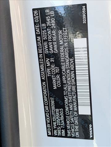 New 2026 Volvo XC40 B5 Core w/ Climate Package AWD/4WD image 19