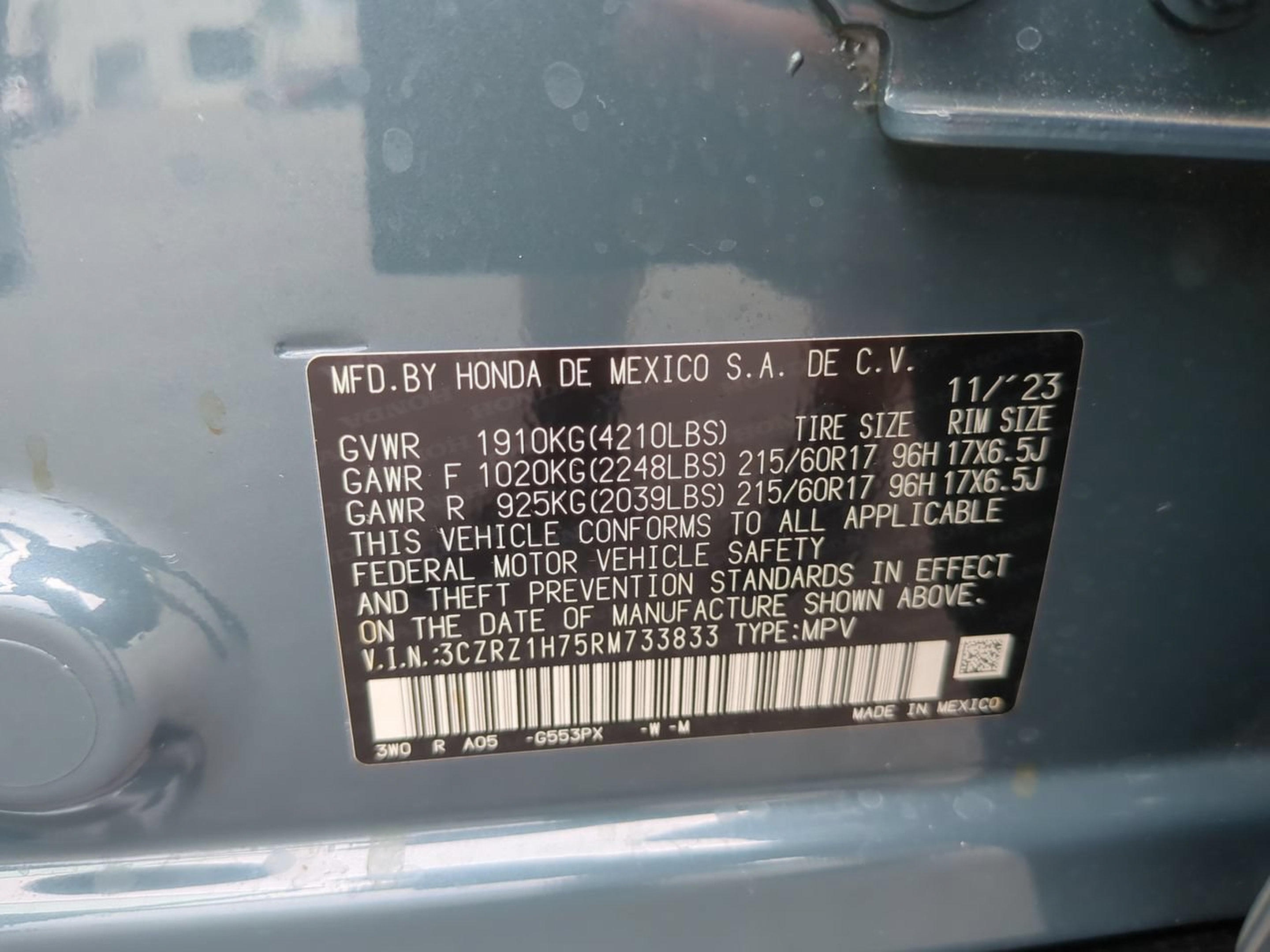 Certified 2024 Honda HR-V EX-L image 30