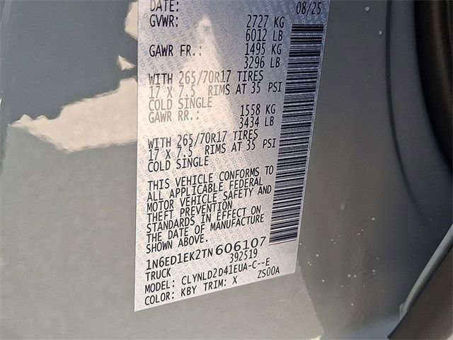 New 2026 Nissan Frontier PRO-4X w/ Pro-4x Convenience Package image 43