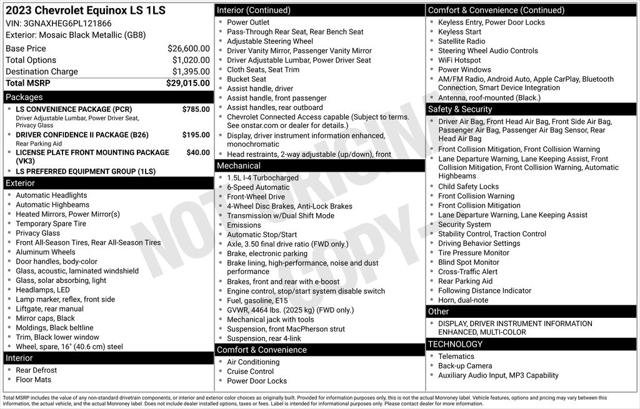 Used 2023 Chevrolet Equinox LS w/ LS Convenience Package FWD image 2
