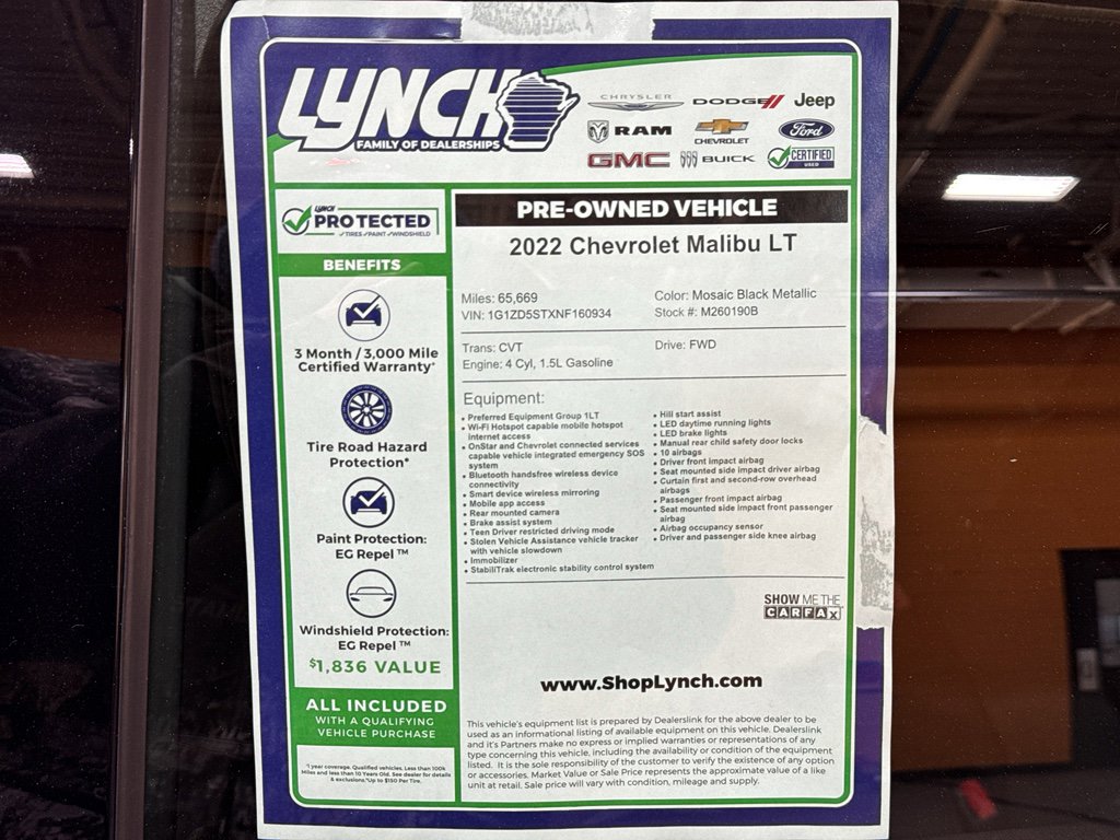 Used 2022 Chevrolet Malibu LT image 35