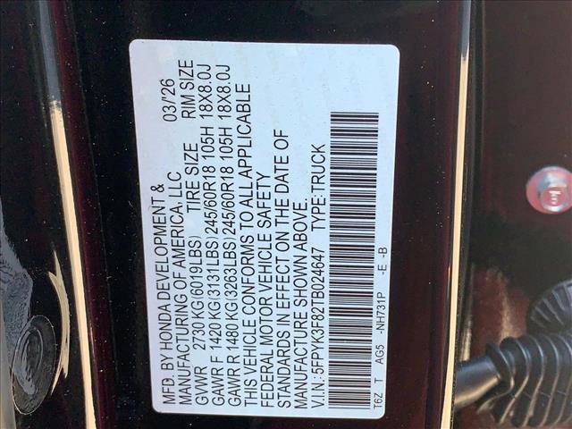New 2026 Honda Ridgeline Black Edition image 29