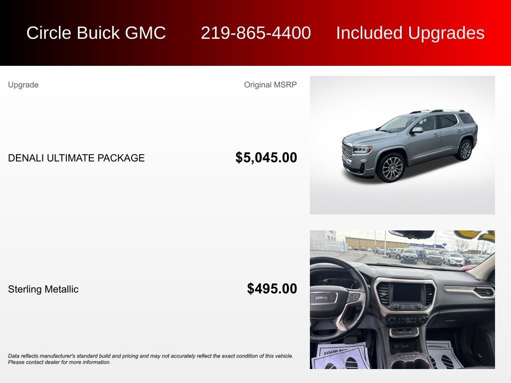 Used 2023 GMC Acadia Denali w/ Denali Ultimate Package image 3