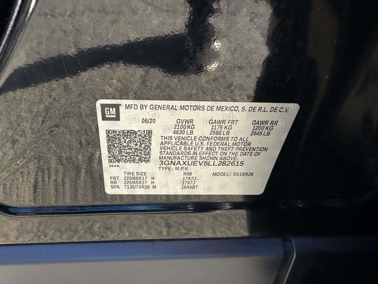 Used 2020 Chevrolet Equinox LT AWD/4WD image 18