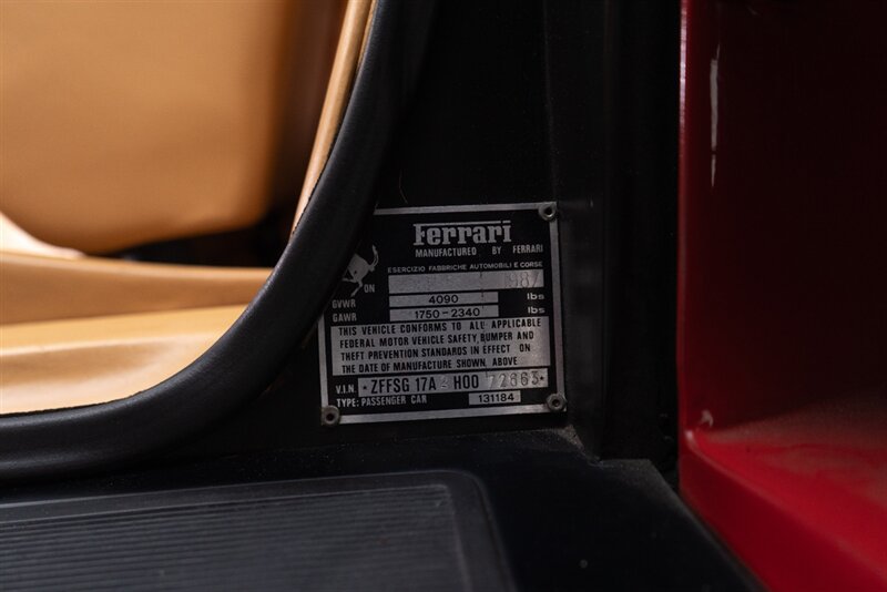 Used 1987 Ferrari Testarossa RWD image 46