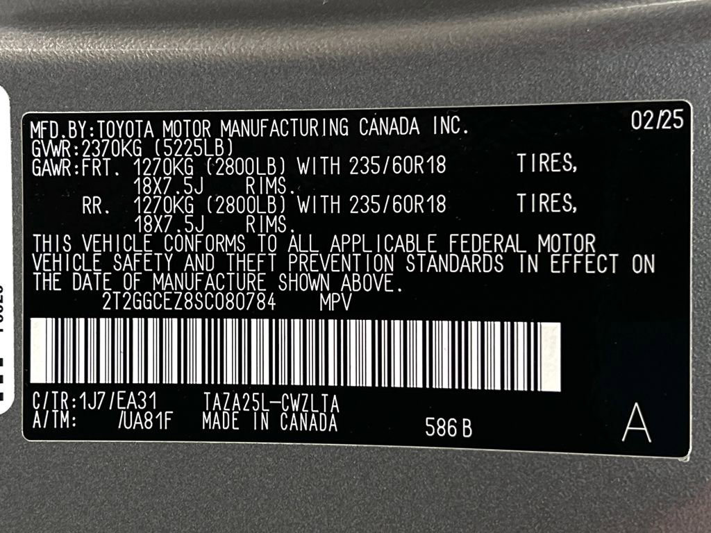 Certified 2025 Lexus NX 350 AWD w/ Cold Area Package image 22