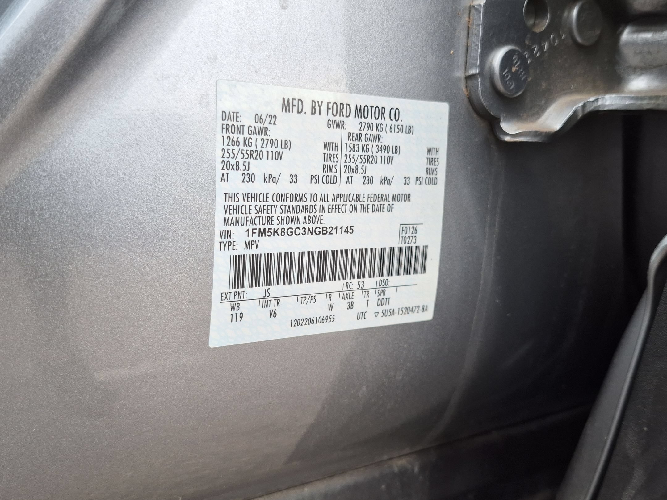 Certified 2022 Ford Explorer ST AWD/4WD image 20