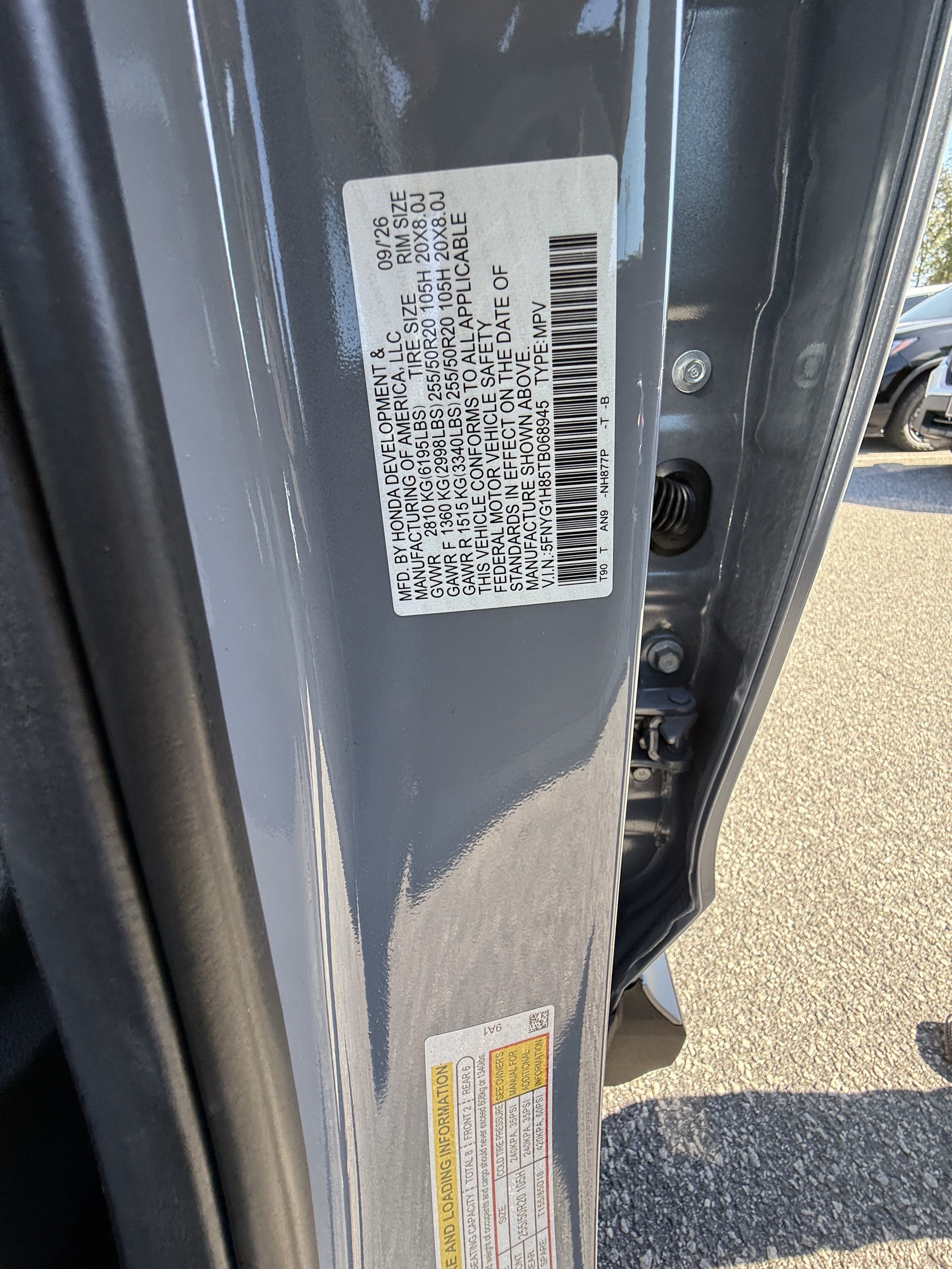New 2026 Honda Pilot Elite image 37