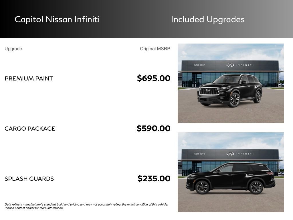 New 2025 INFINITI QX60 Luxe w/ Cargo Package image 3