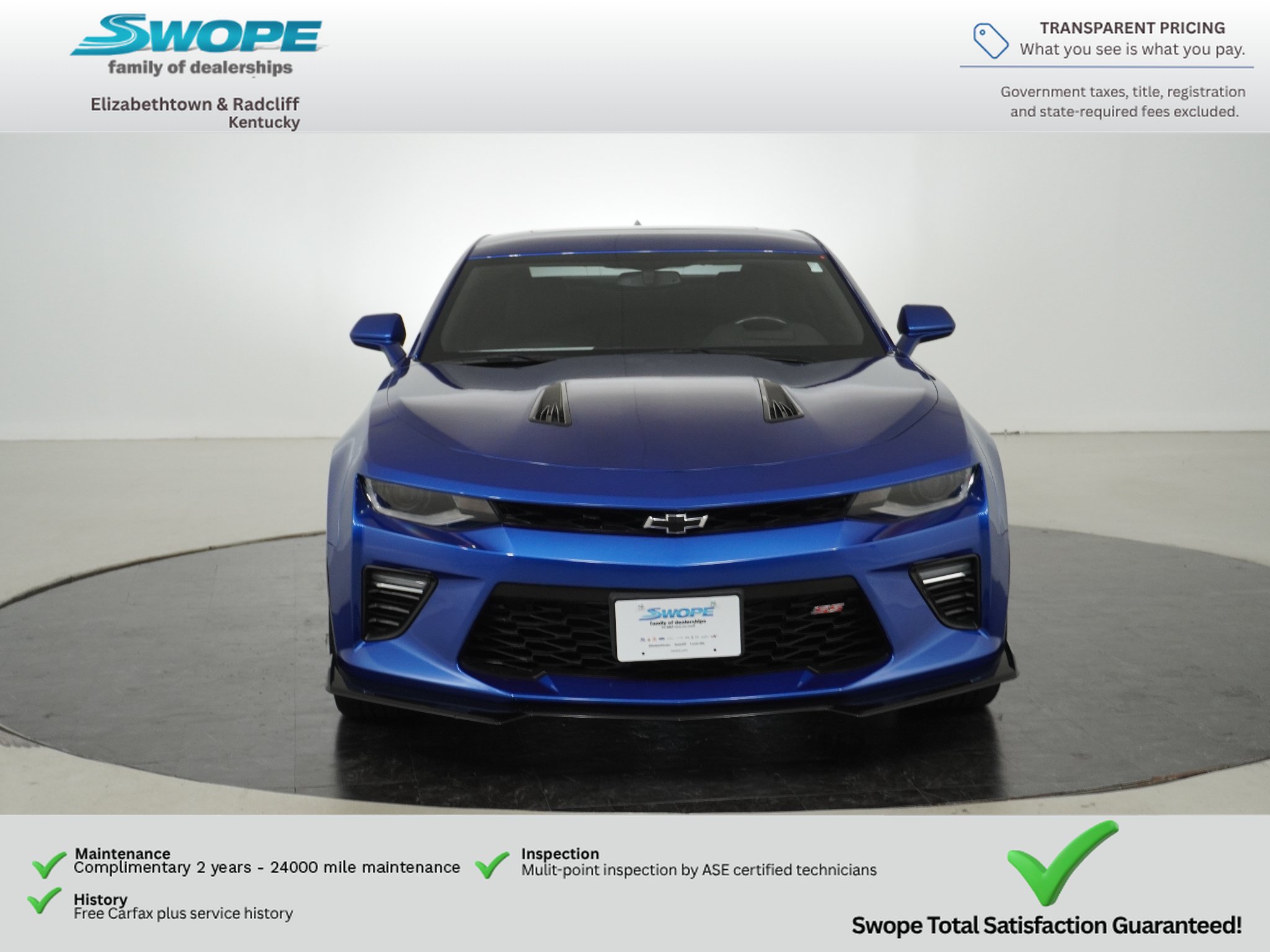 Used 2016 Chevrolet Camaro SS RWD image 8