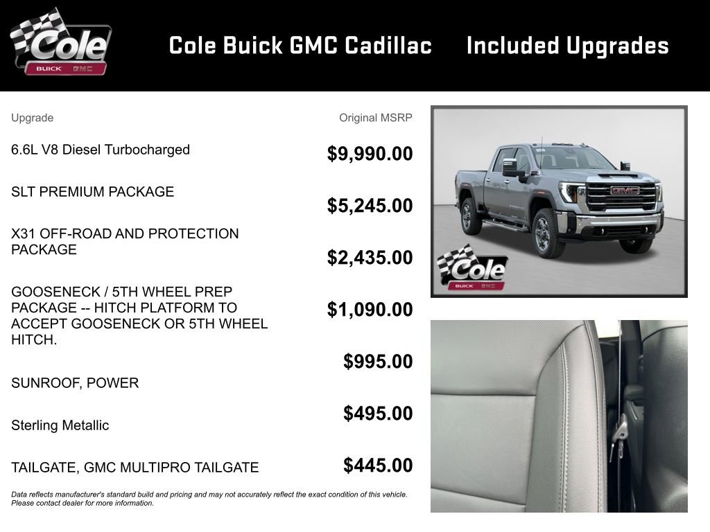 New 2026 GMC Sierra 2500 SLT w/ SLT Premium Package image 3