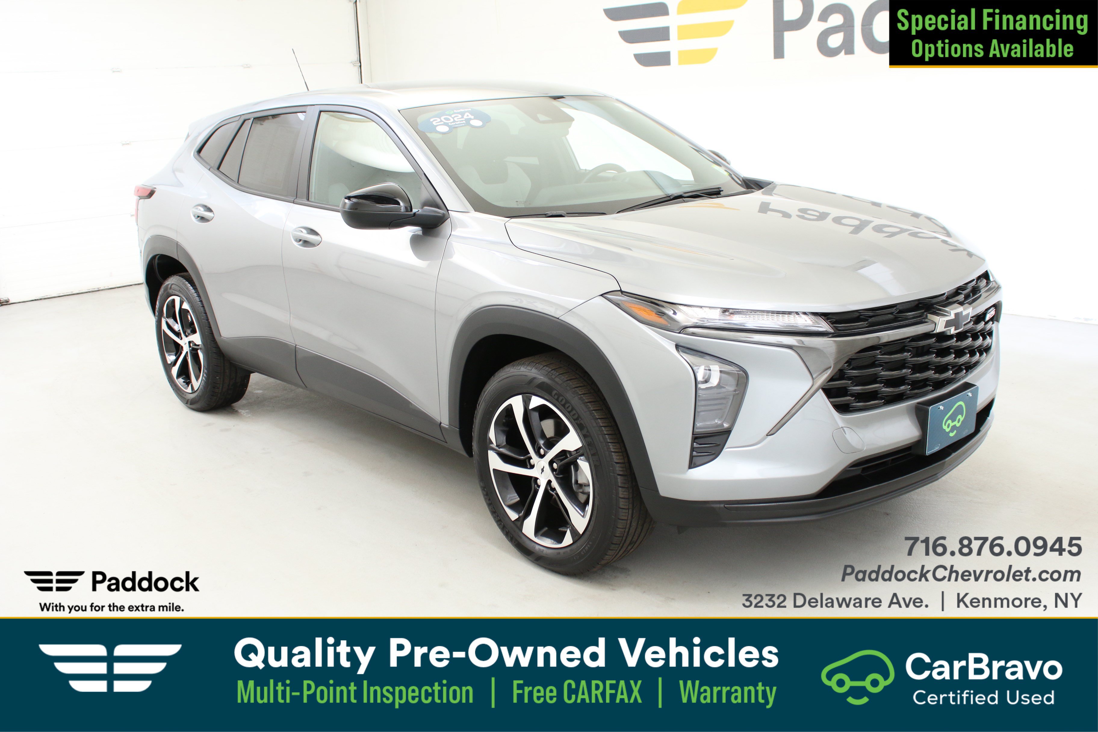 Certified 2024 Chevrolet Trax RS w/ Driver Confidence Package FWD image 1
