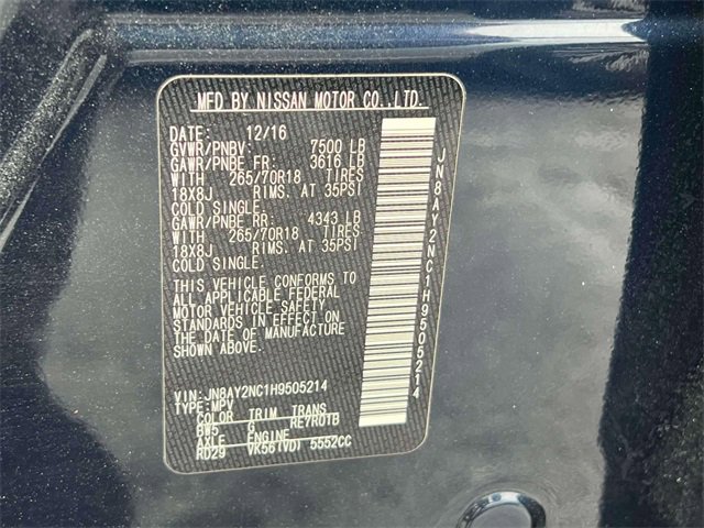 Used 2017 Nissan Armada SV image 17