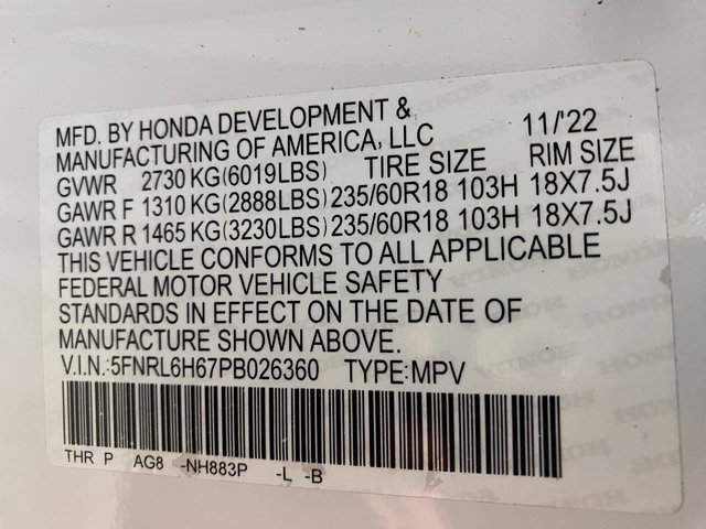 Used 2023 Honda Odyssey EX-L image 27