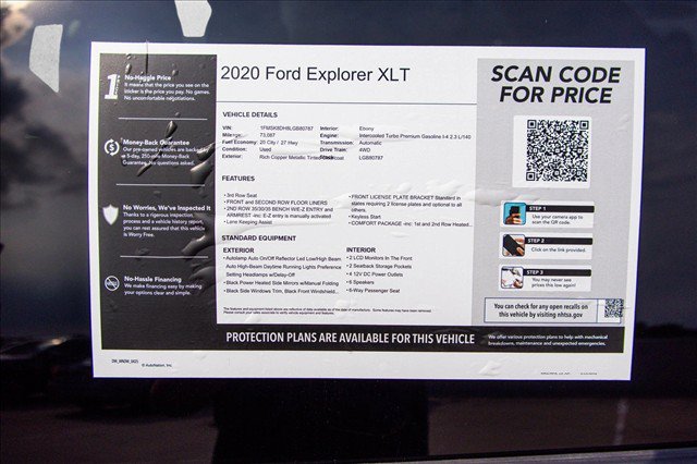 Used 2020 Ford Explorer XLT w/ Comfort Package AWD/4WD image 28