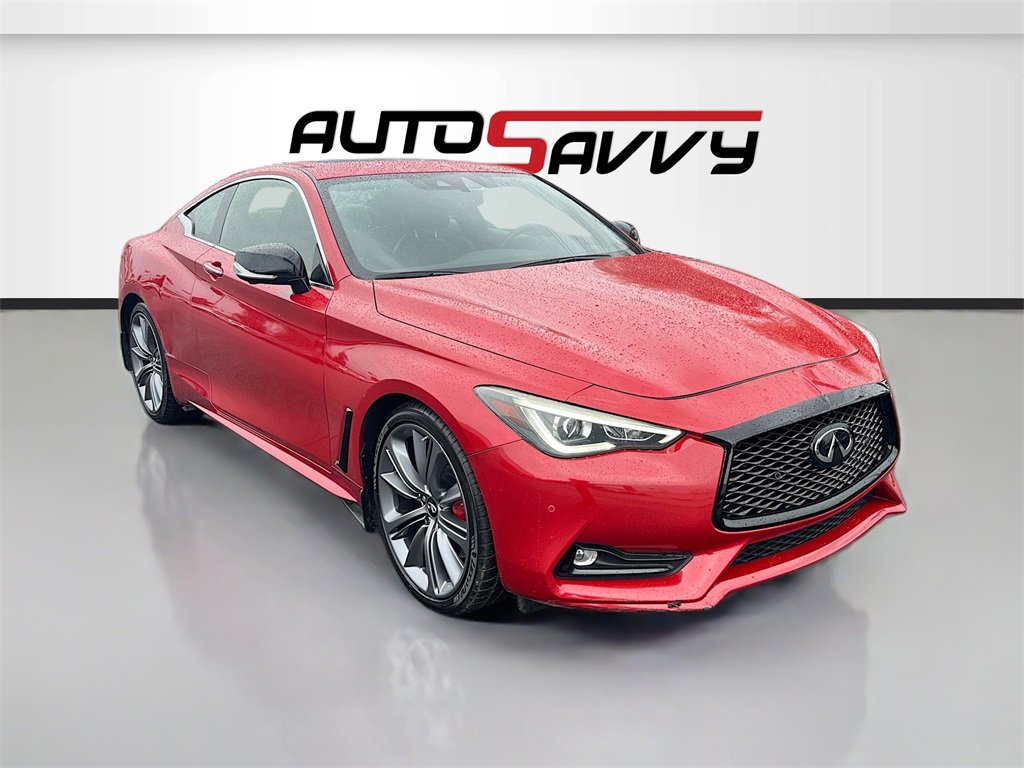 Used 2022 INFINITI Q60 Red Sport 400 image 1