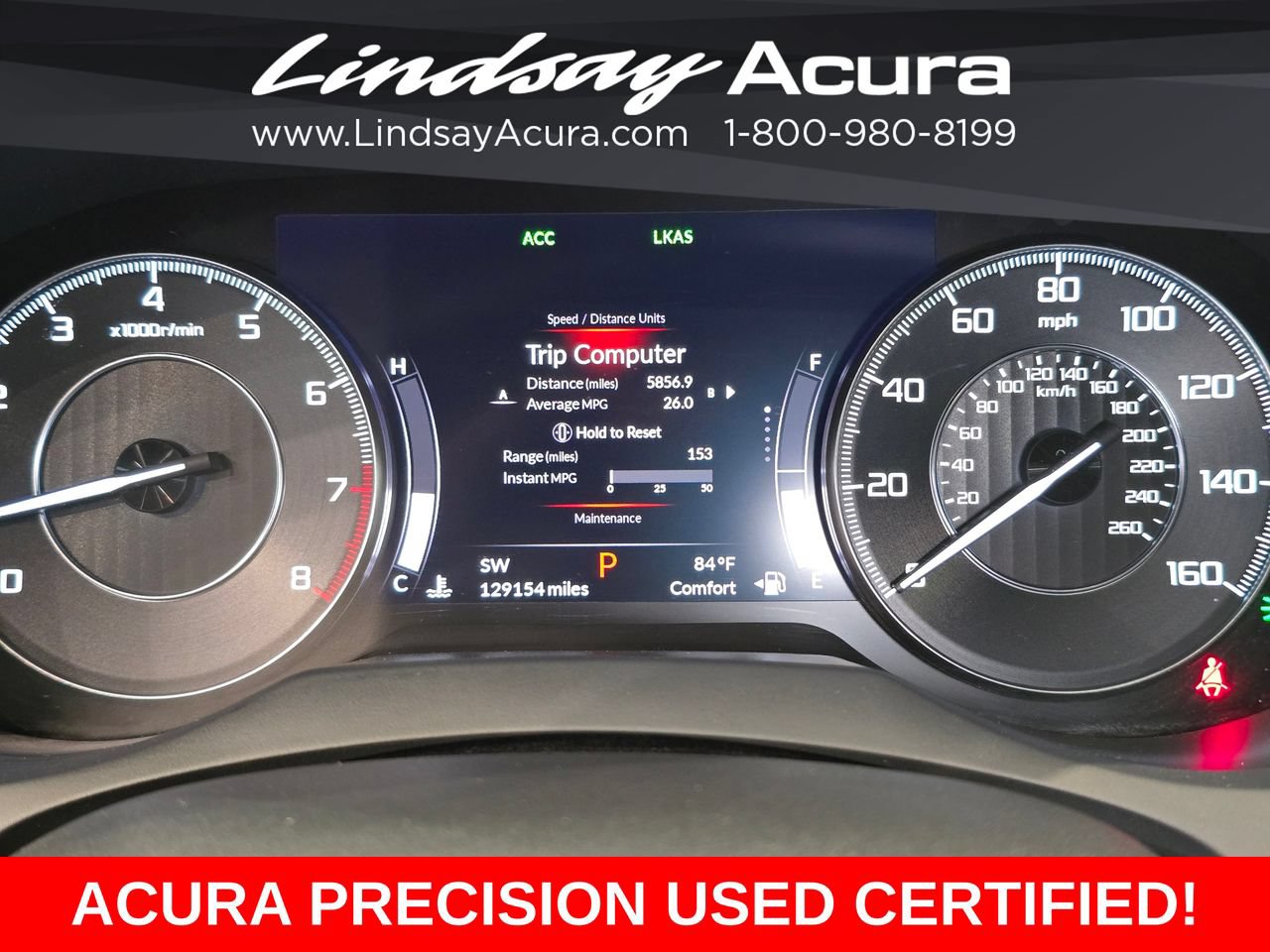 Certified 2019 Acura RDX FWD image 14