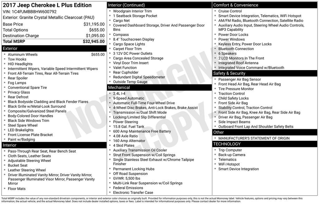 Used 2017 Jeep Cherokee Trailhawk image 38