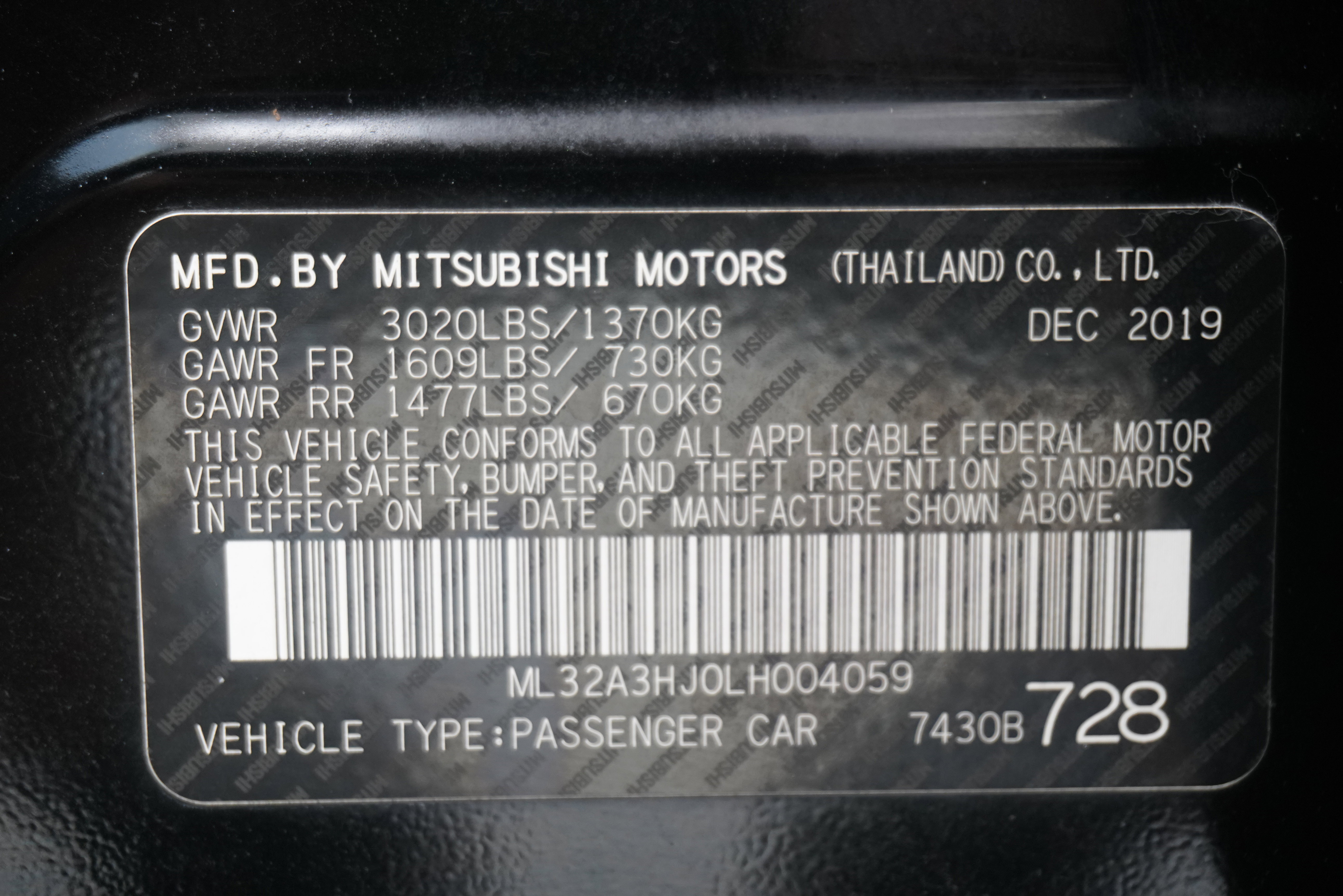 Used 2020 Mitsubishi Mirage ES FWD image 27