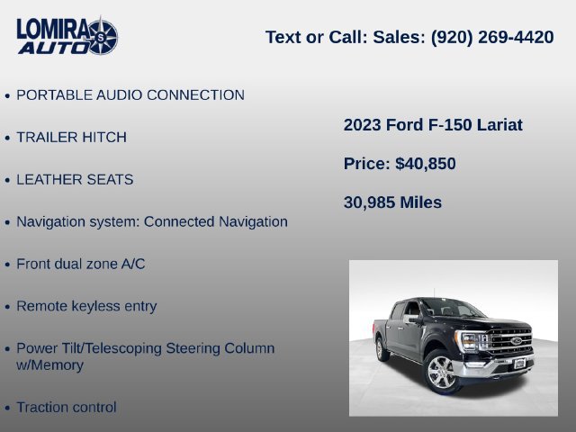Used 2023 Ford F150 Lariat w/ Equipment Group 502A High AWD/4WD image 33