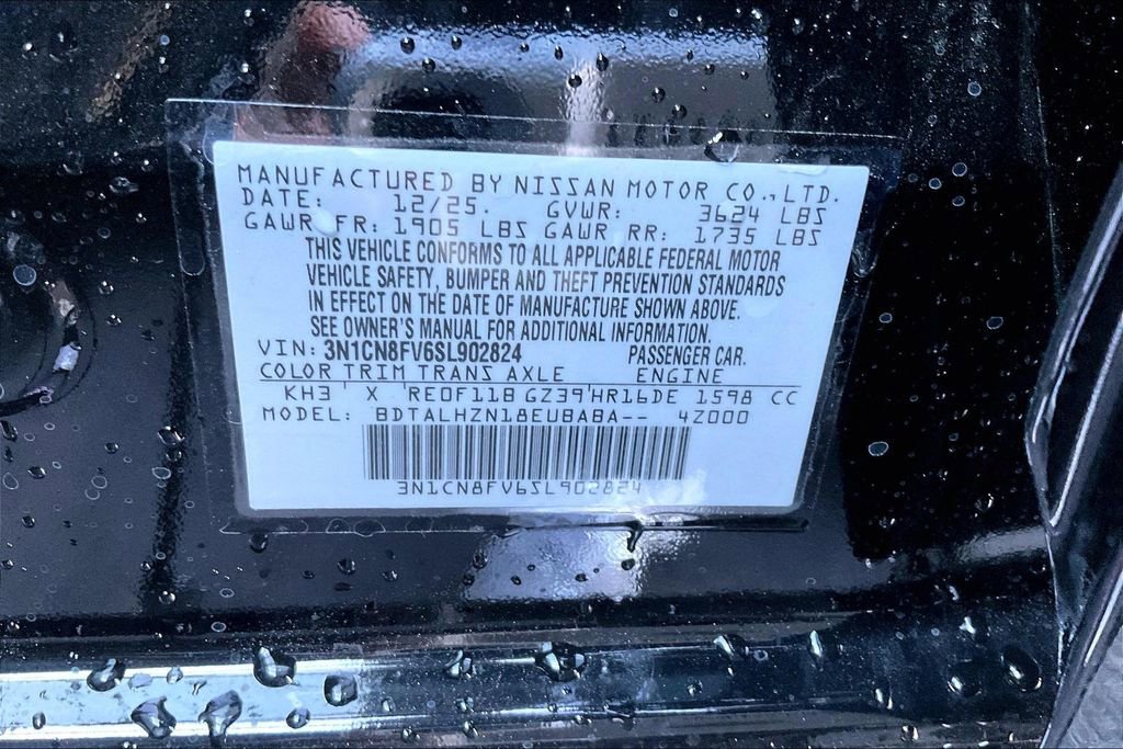 New 2025 Nissan Versa SR w/ Trunk Package image 42