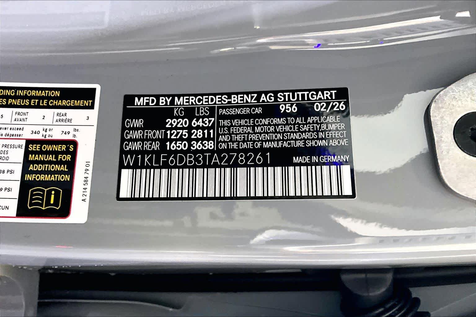 New 2026 Mercedes-Benz E 53 AMG e 4MATIC Sedan image 12