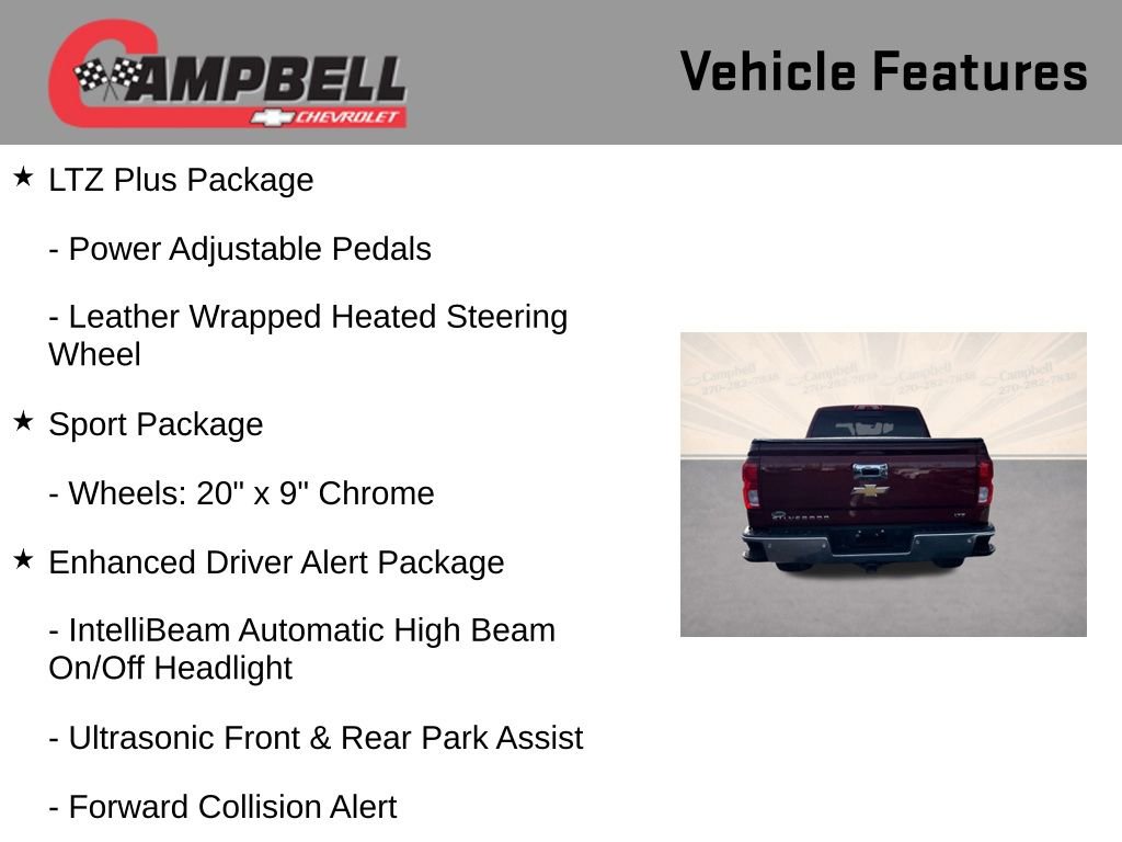 Used 2016 Chevrolet Silverado 1500 LTZ w/ Sport Package image 31