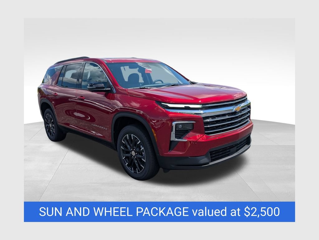 New 2026 Chevrolet Traverse LT w/ Sun and Wheel Package AWD/4WD image 1