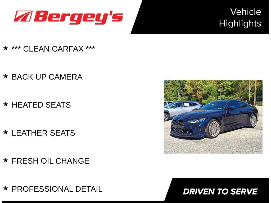 Used 2022 BMW M4 xDrive Competition AWD/4WD image 4