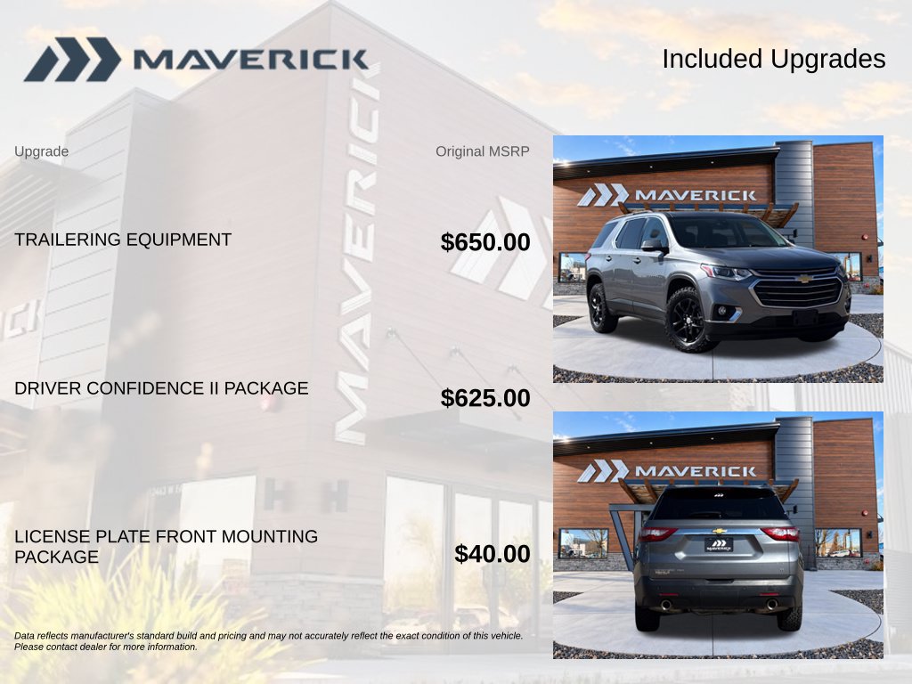 Used 2020 Chevrolet Traverse LT w/ Driver Confidence II Package AWD/4WD image 7