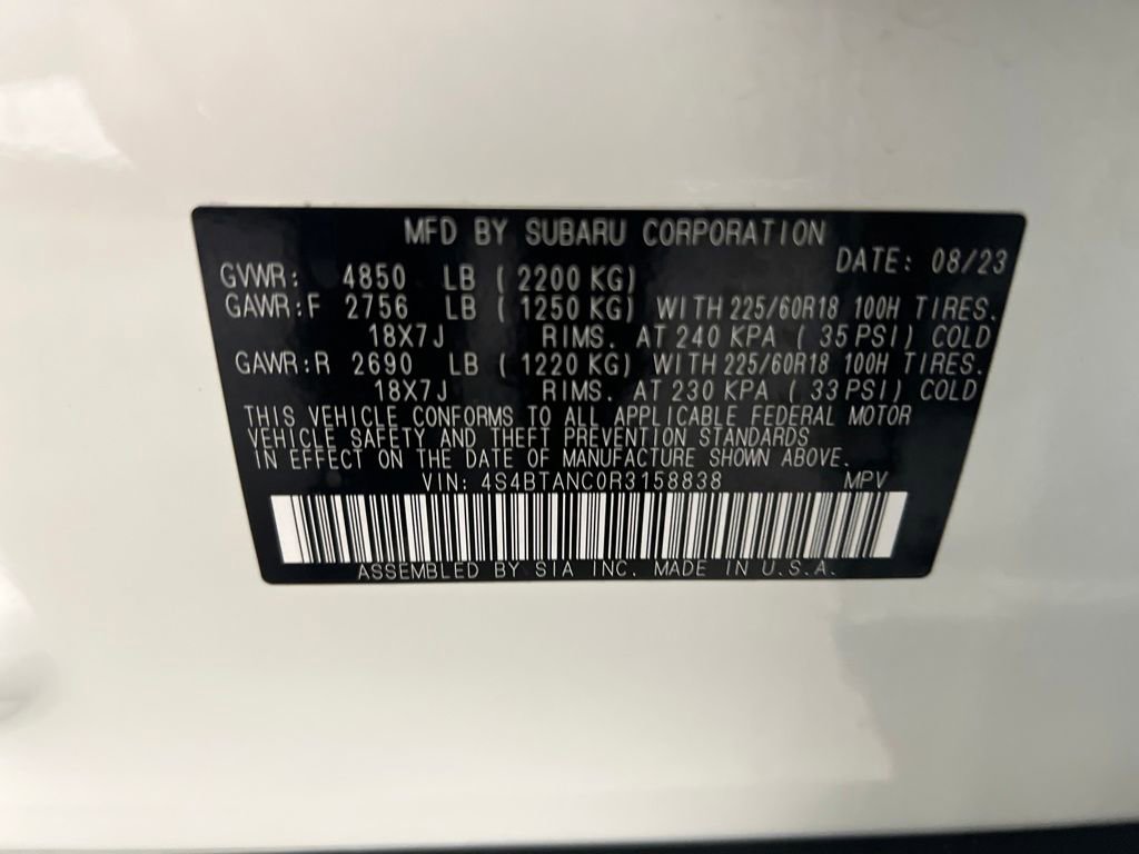 Used 2024 Subaru Outback Limited image 33