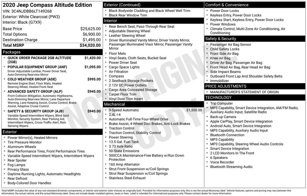 Used 2020 Jeep Compass Latitude image 4