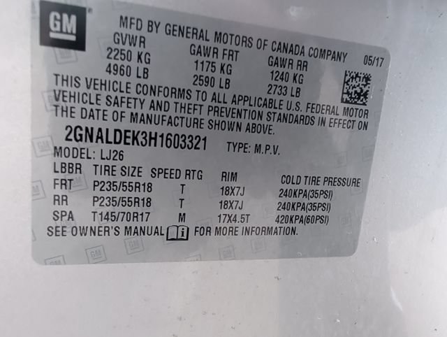 Used 2017 Chevrolet Equinox Premier w/ Enhanced Convenience Package FWD image 28