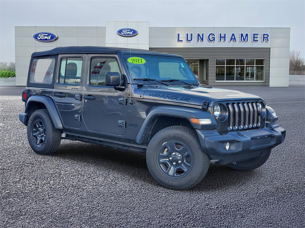 Used 2021 Jeep Wrangler Unlimited Sport image 1