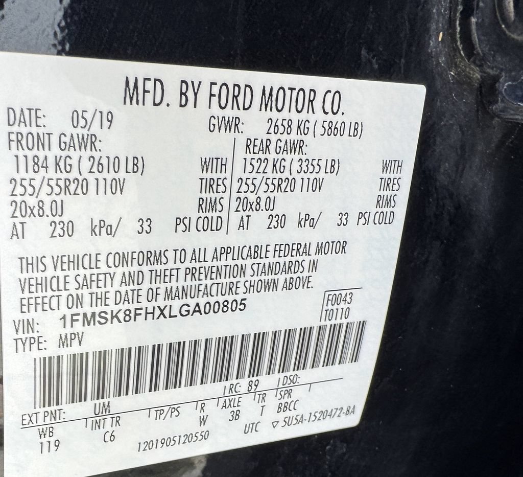 Used 2020 Ford Explorer Limited AWD/4WD image 33