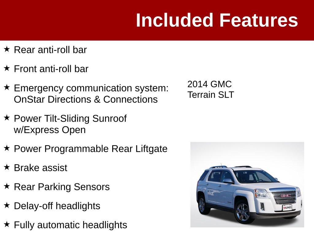 Used 2014 GMC Terrain SLT FWD image 4