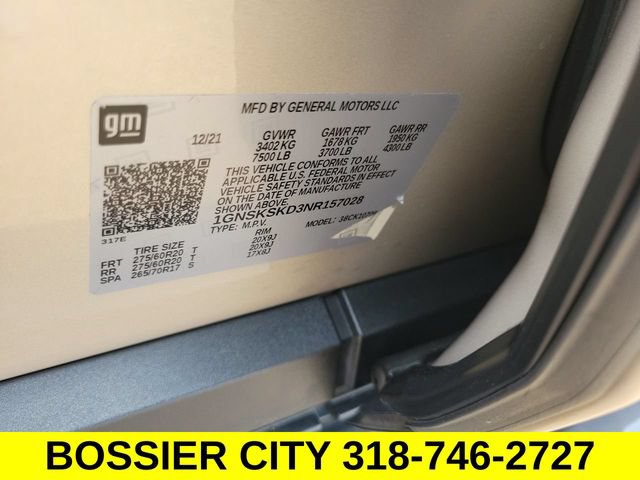 Certified 2022 Chevrolet Tahoe Premier AWD/4WD image 33