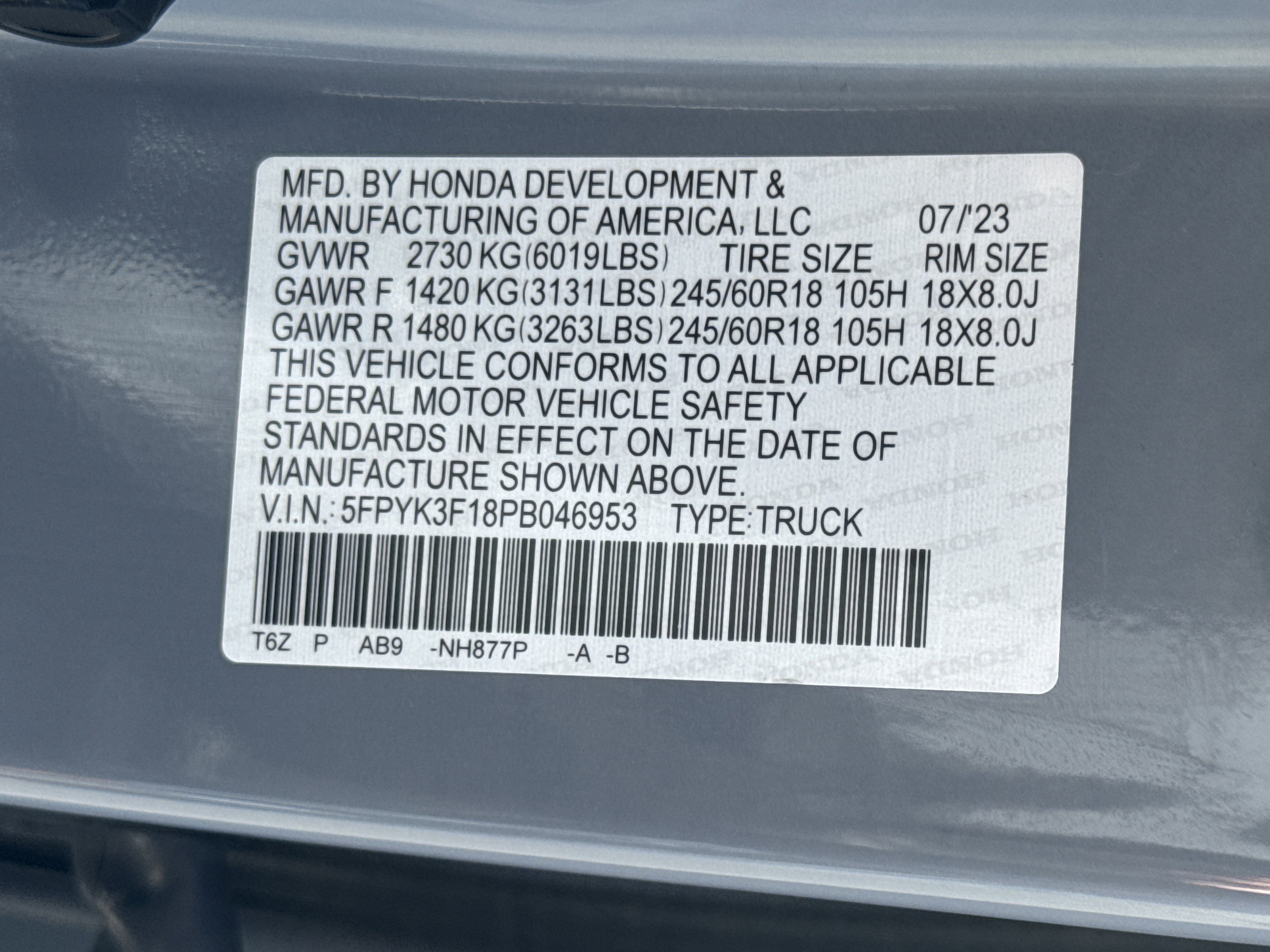 Used 2023 Honda Ridgeline Sport image 38