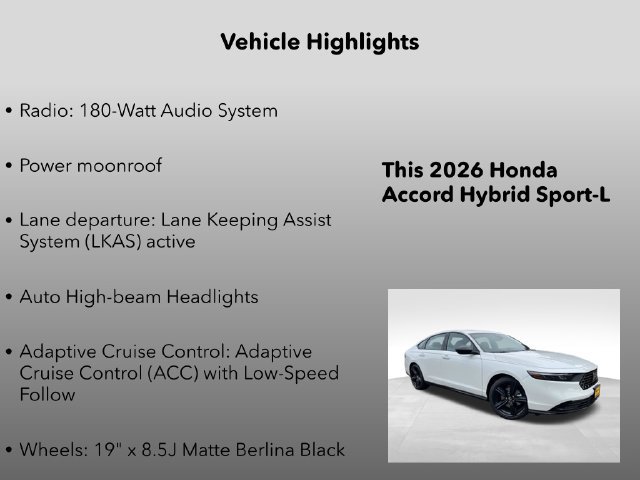 New 2026 Honda Accord Sport image 5