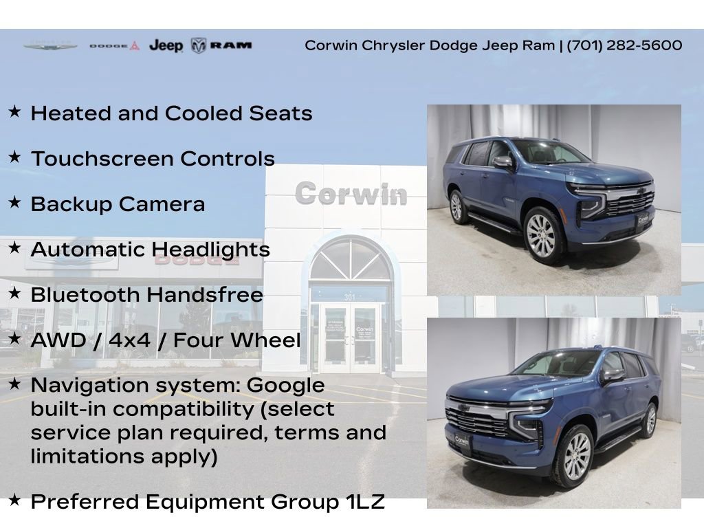 Used 2025 Chevrolet Tahoe Premier w/ Sun And Tow Package image 8