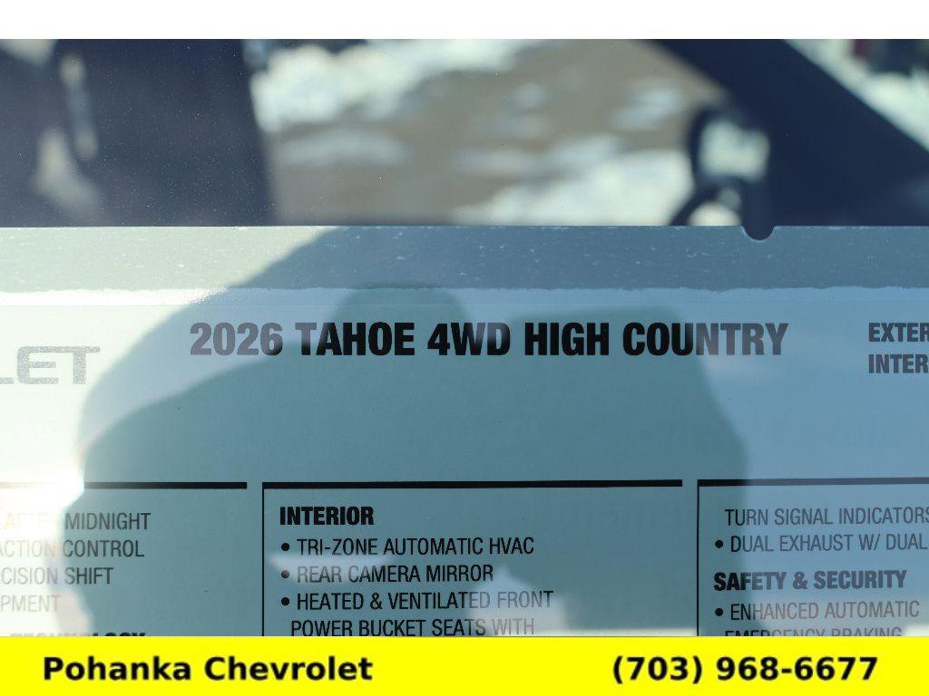 New 2026 Chevrolet Tahoe High Country image 33