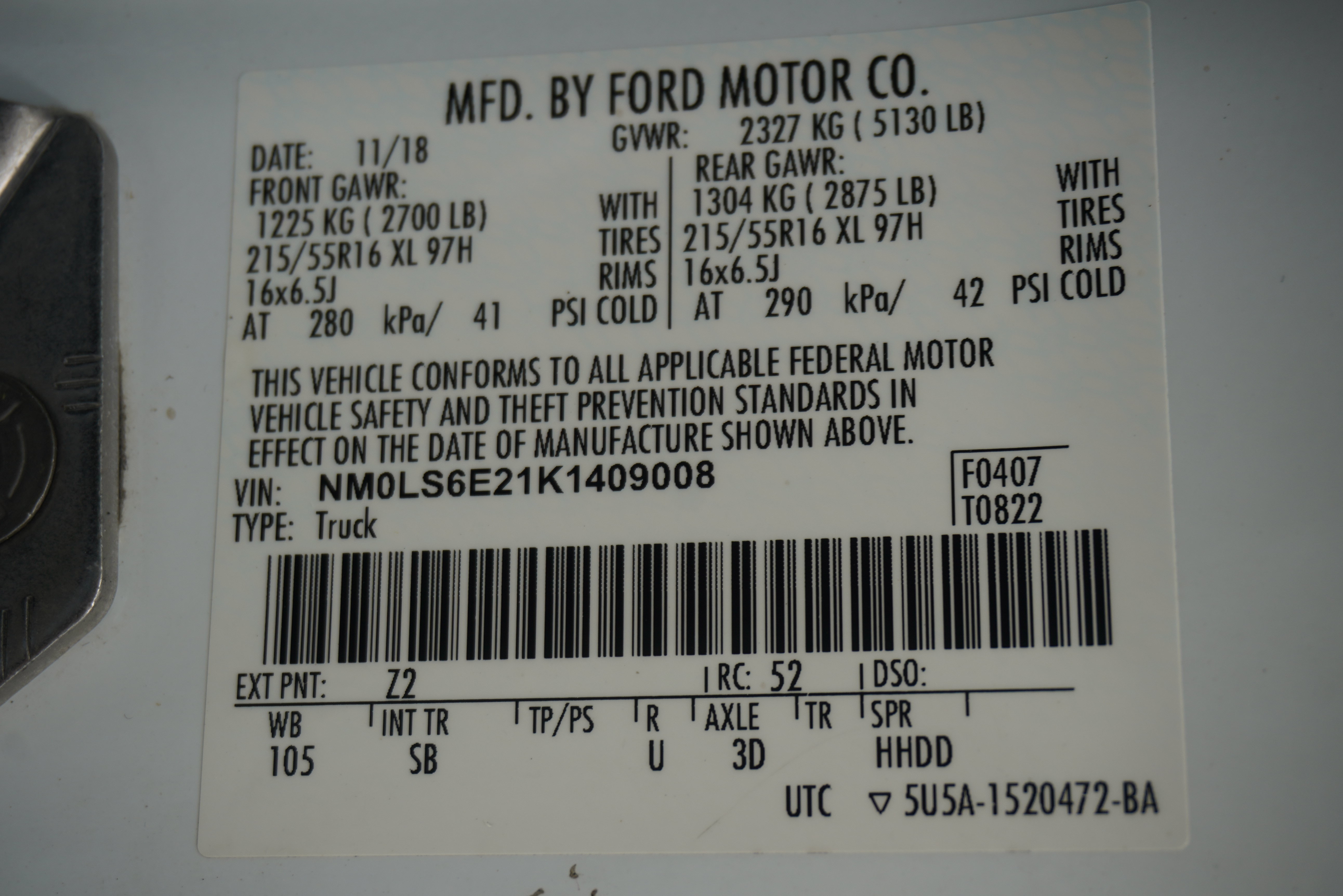 Used 2019 Ford Transit Connect XL FWD image 27