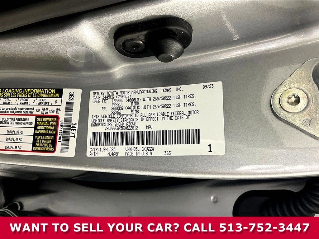 Used 2024 Toyota Sequoia Capstone AWD/4WD image 19