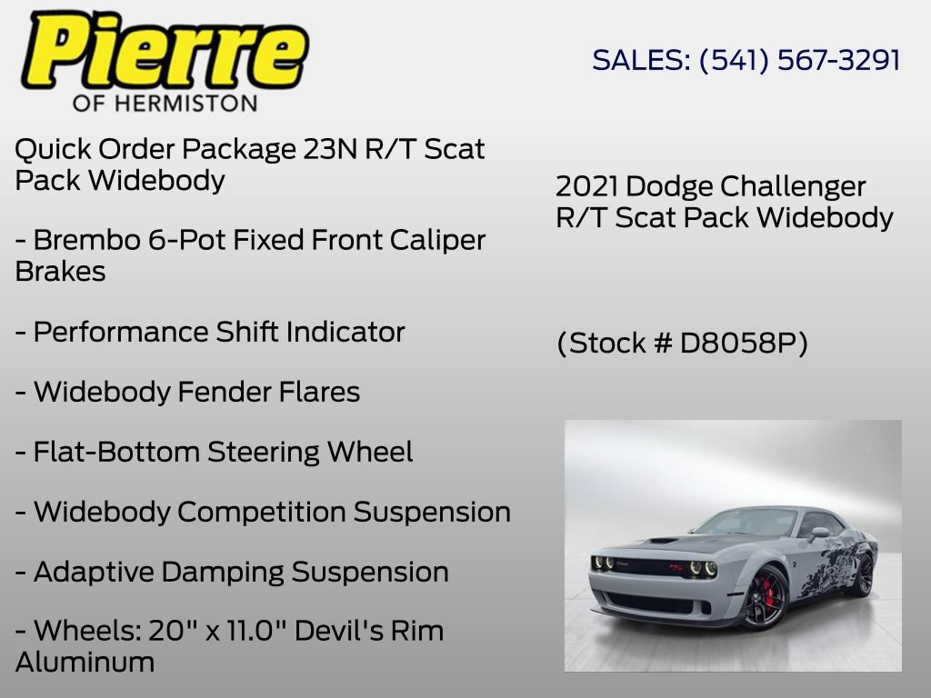 Used 2021 Dodge Challenger R/T Scat Pack RWD image 6