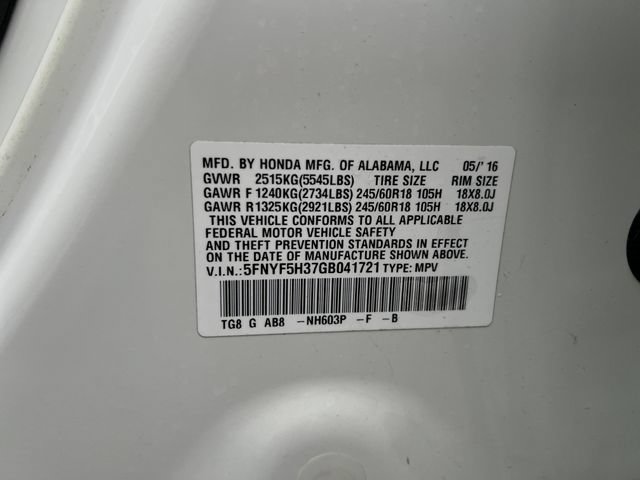 Used 2016 Honda Pilot EX image 17