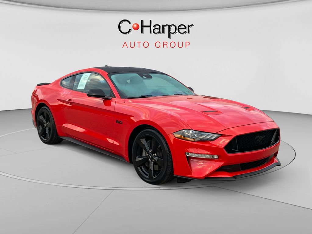Certified 2021 Ford Mustang GT Premium w/ Carbon Sport Interior Package RWD image 1