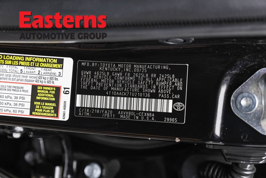 Used 2026 Toyota Camry LE FWD image 36