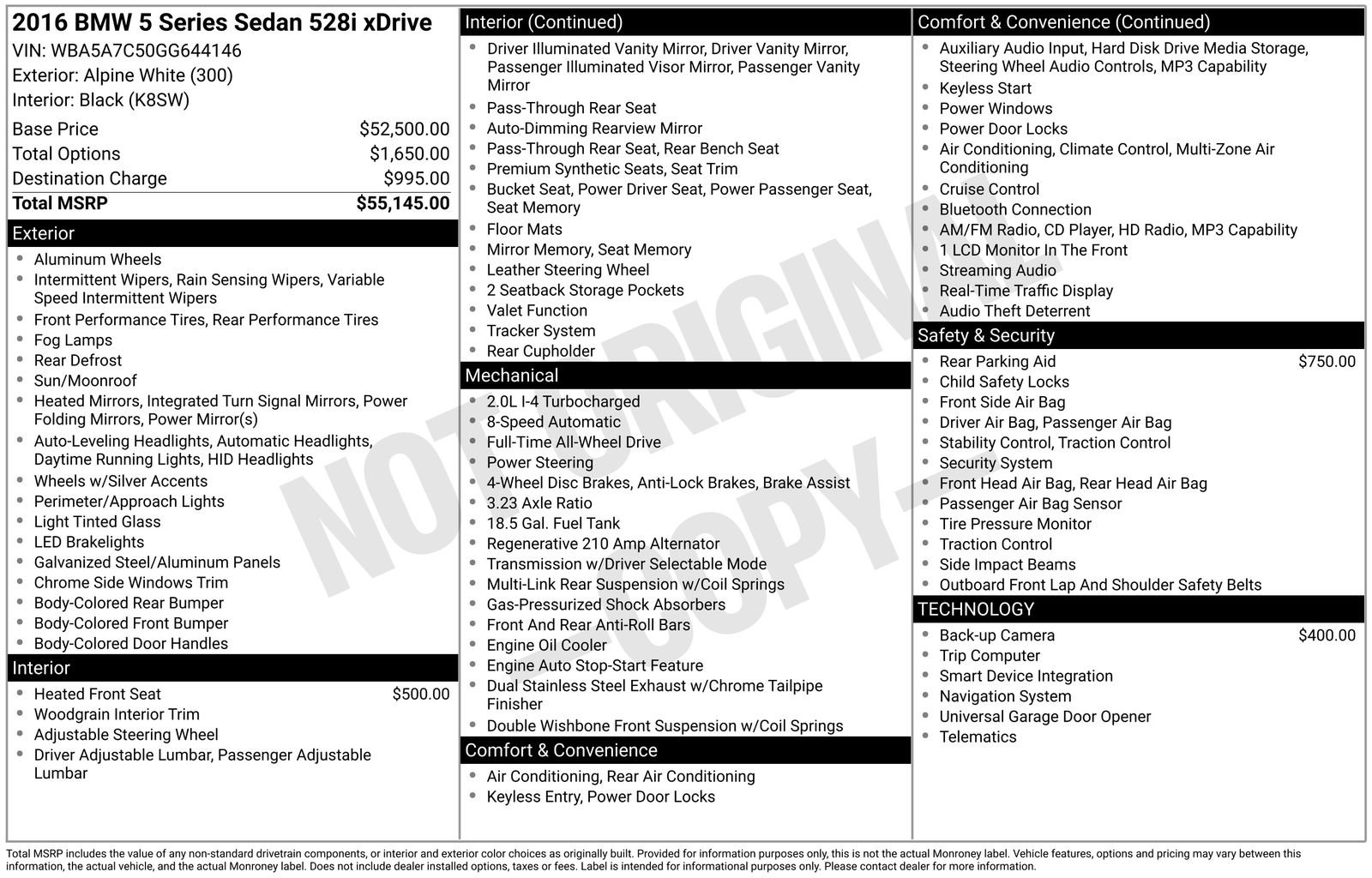 Used 2016 BMW 528i xDrive 528i xDrive image 6