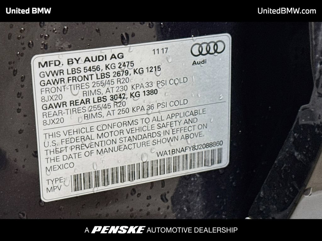 Used 2018 Audi Q5 2.0T Premium Plus AWD/4WD image 15