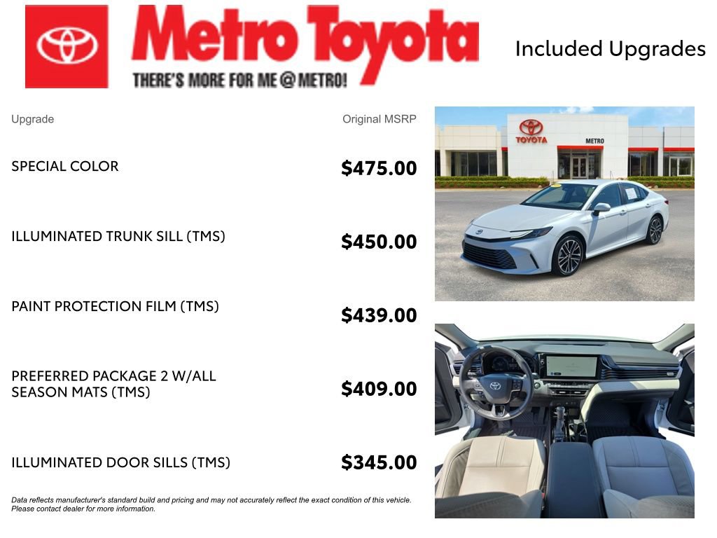 Certified 2025 Toyota Camry XLE AWD/4WD image 4